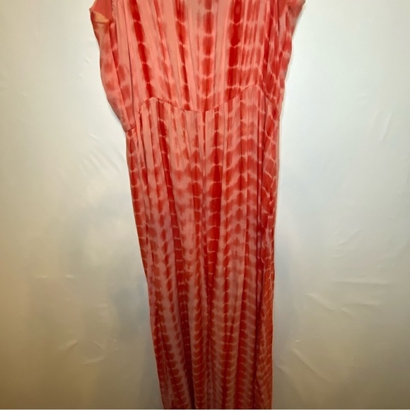 Flying Tomato Coral Tie Dye Women’s Boho Embroidered Maxi Dress SZ S - Picture 13 of 15